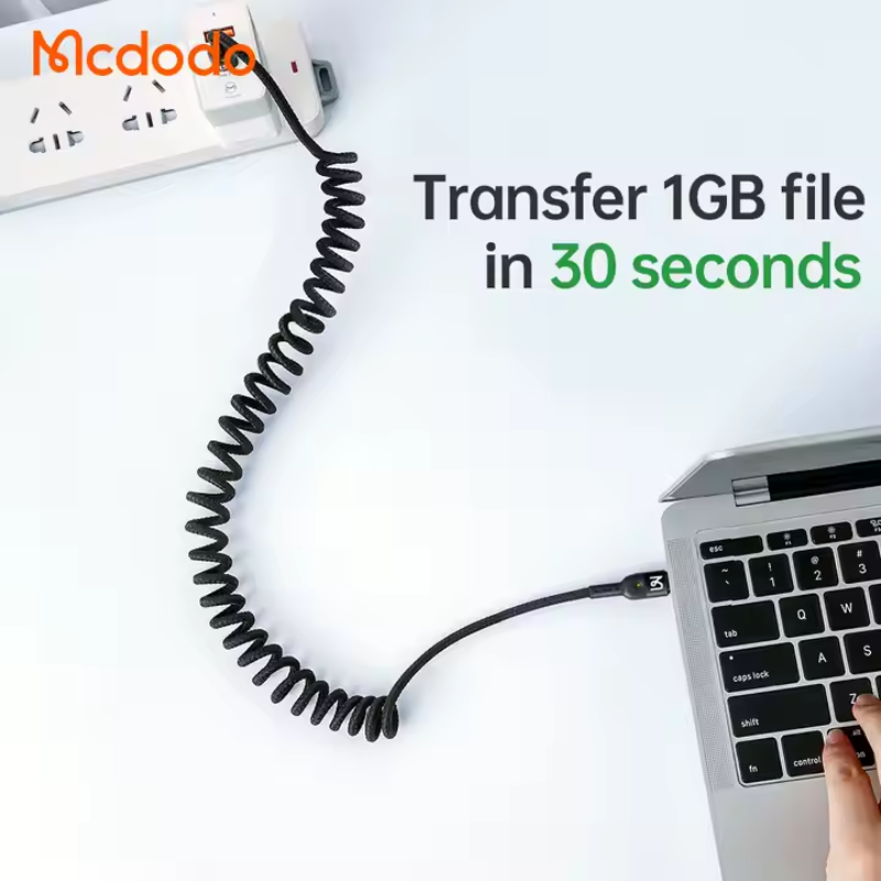 قیمت و خرید کابل شارژ 60 وات 1.8 متری USB-C به USB-C مک دودو مدل CA-786